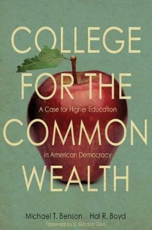 Cover of College for the Commonwealth