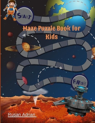 Book cover for Maze Puzzle Book for Kids