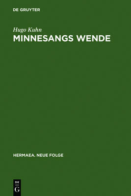 Cover of Minnesangs Wende