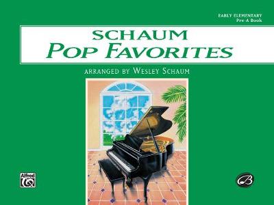 Book cover for Schaum Pop Favorites, Pre-A