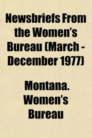 Cover of Newsbriefs from the Women's Bureau (March - December 1977)