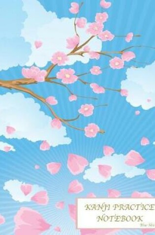 Cover of Kanji Practice Notebook-Blue Skies