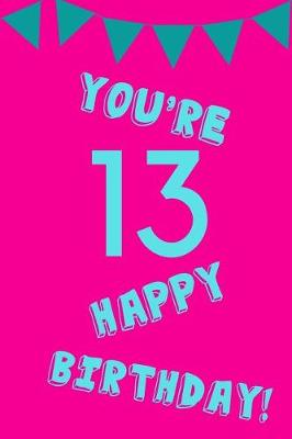 Book cover for You're 13 Happy Birthday!
