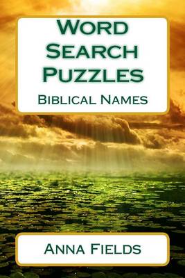 Book cover for Word Search Puzzles Biblical Names