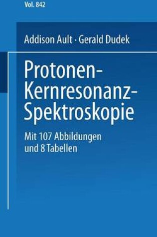 Cover of Protonen-Kernresonanz-Spektroskopie