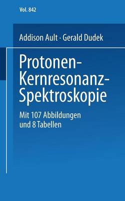 Cover of Protonen-Kernresonanz-Spektroskopie