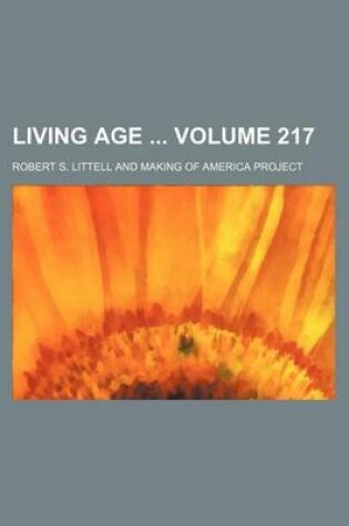 Cover of Living Age Volume 217