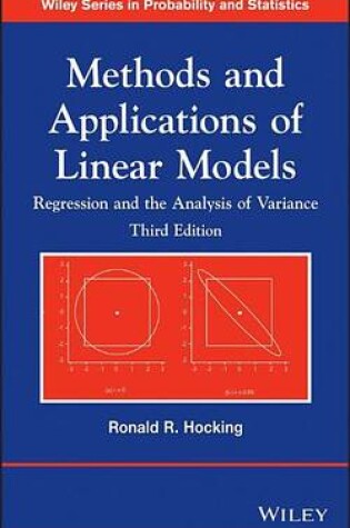 Cover of Methods and Applications of Linear Models: Regression and the Analysis of Variance