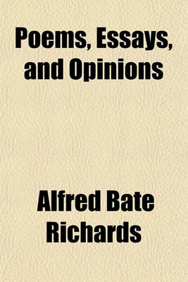 Book cover for Poems, Essays and Opinions (Volume 2)