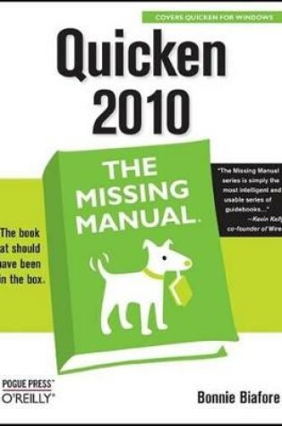 Cover of Quicken 2010: The Missing Manual