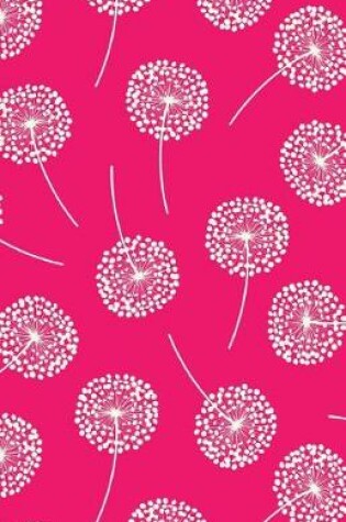 Cover of Bullet Journal Dandelions in Pink