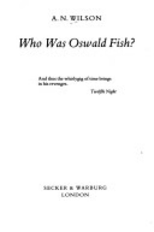 Cover of Who Was Oswald Fish?