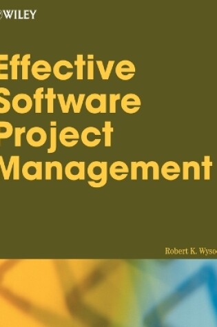 Cover of Effective Software Project Management