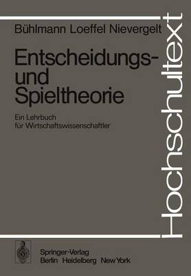 Cover of Entscheidungs- und Spieltheorie