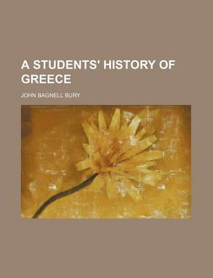 Book cover for A Students' History of Greece