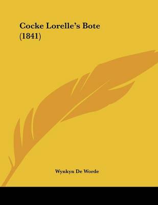 Book cover for Cocke Lorelle's Bote (1841)