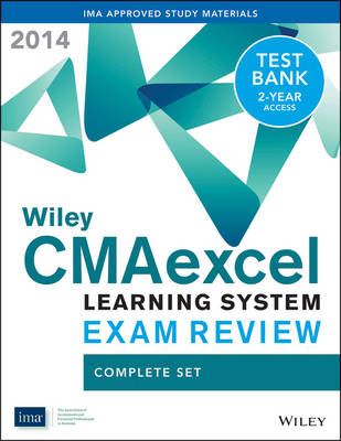 Cover of Wiley CMAexcel Learning System Exam Review 2014 + Test Bank Complete Set