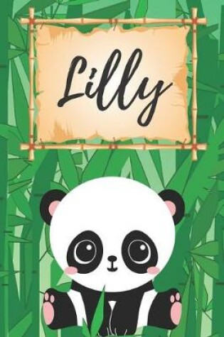 Cover of personalisiertes Notizbuch Panda / Malbuch / Kritzelbuch / Tagebuch / Journal / Notizheft / DIN A5 / Geschenke Lilly