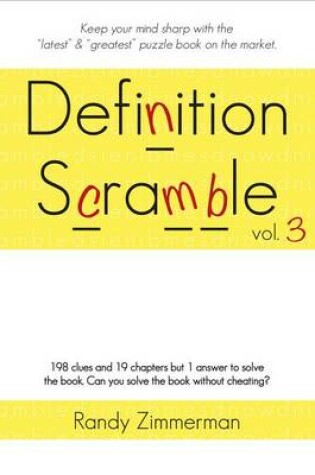 Cover of Definition Scramble, Volume 3