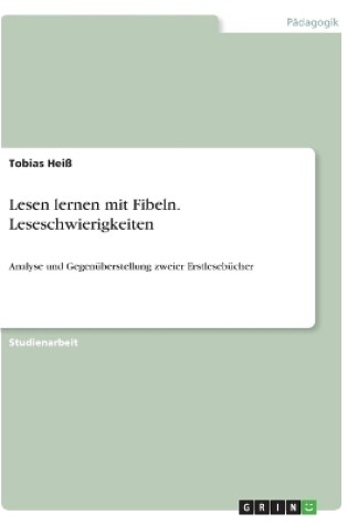 Cover of Lesen lernen mit Fibeln. Leseschwierigkeiten