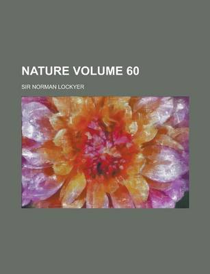 Book cover for Nature Volume 60