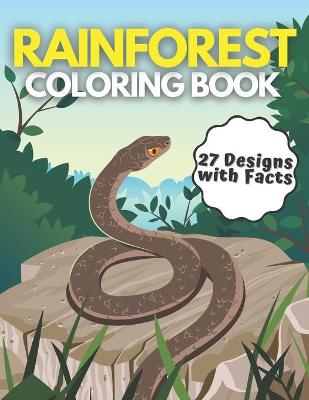 Book cover for Rainforest Coloring Book