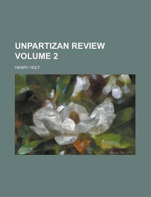 Book cover for Unpartizan Review Volume 2