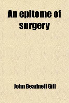 Book cover for An Epitome of Surgery