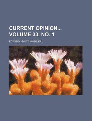 Book cover for Current Opinion Volume 33, No. 1