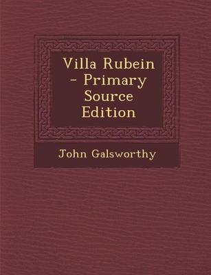 Book cover for Villa Rubein - Primary Source Edition