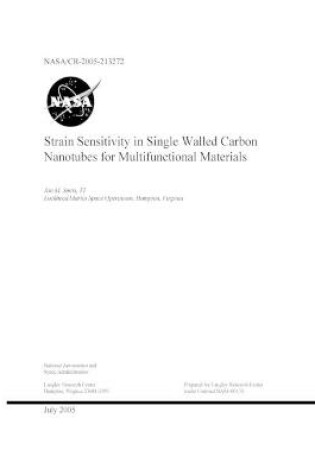 Cover of Strain Sensitivity in Single Walled Carbon Nanotubes for Multifunctional Materials