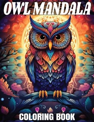 Cover of Owl Mandala Coloring Book