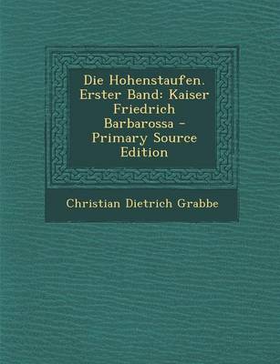 Book cover for Die Hohenstaufen. Erster Band