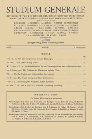 Cover of Studium Generale