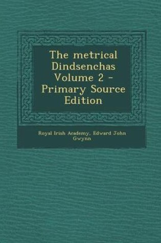 Cover of The Metrical Dindsenchas Volume 2 - Primary Source Edition