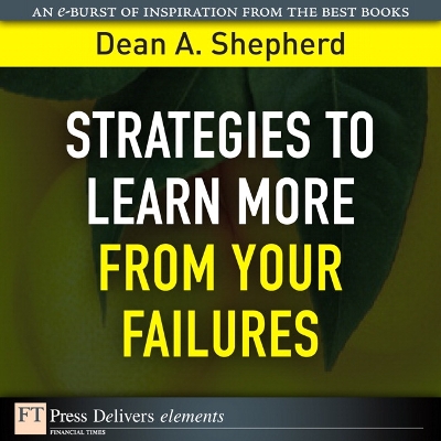 Book cover for Strategies to Learn More from Your Failures