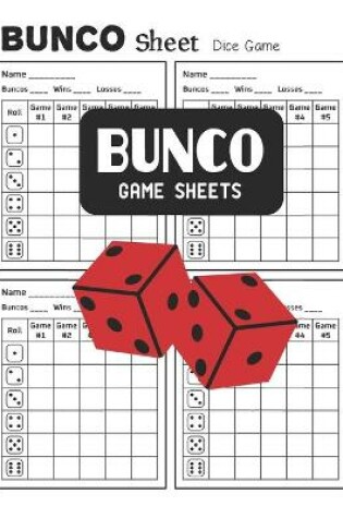 Cover of Bunco Game Sheets