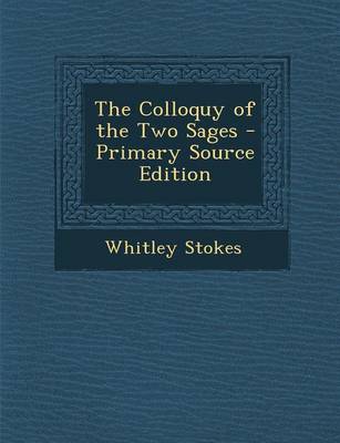 Book cover for The Colloquy of the Two Sages