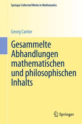 Book cover for Gesammelte Abhandlungen Mathematischen Und Philosophischen Inhalts