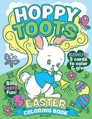 Book cover for Hoppy Toots Easter Coloring Book