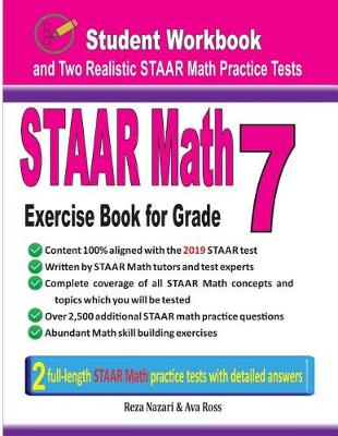 Book cover for STAAR Math Exercise Book for Grade 7
