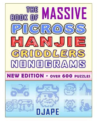 Book cover for The Massive Book of Picross Hanjie Griddlers Nonograms