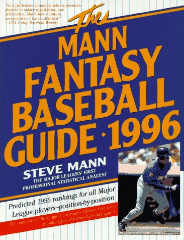 Book cover for The Mann Fantasy Baseball Guide, 1996