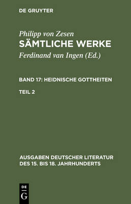 Book cover for Samtliche Werke. Bd 17