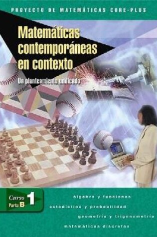 Cover of Matematicas Contemporaneas en Contexto, Curso 1, Parte B