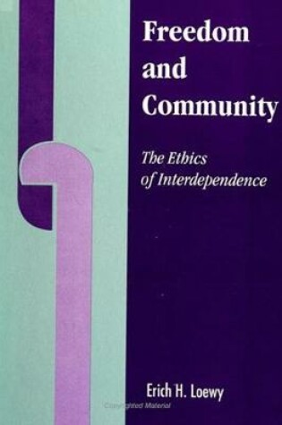 Cover of Freedom and Community