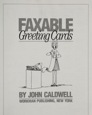 Book cover for Faxable Greeting Cards - For the Office