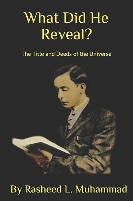 Book cover for What Did He Reveal?