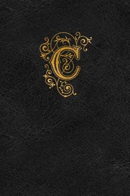 Book cover for Old English Monogram Journal - Letter C
