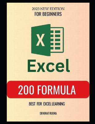 Book cover for 200 Excel Formula Best For Excel Learners